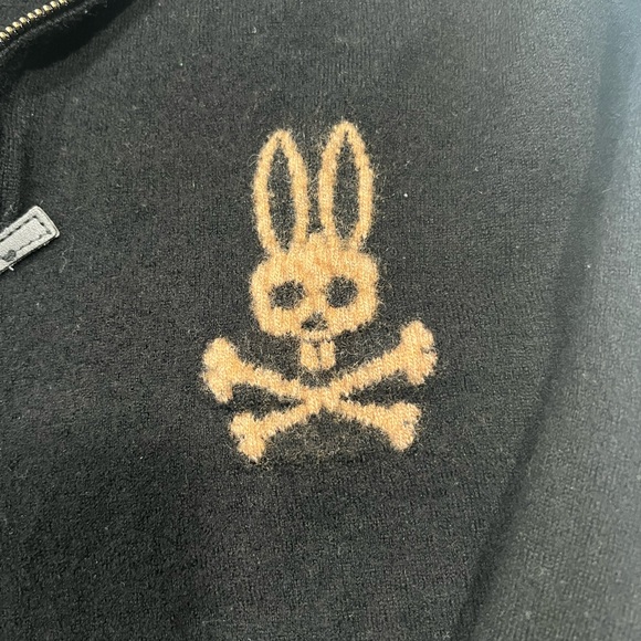 *FINAL PRICE* psycho bunny black wool sweater - Picture 9 of 10